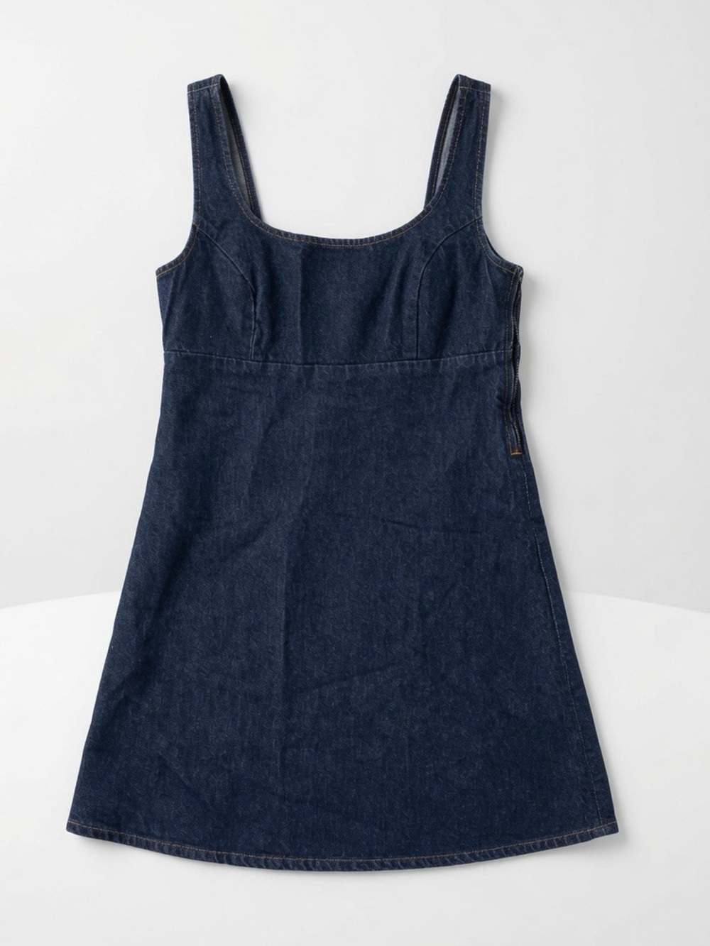 H&M Dark Navy Denim Mini Tank Dress
